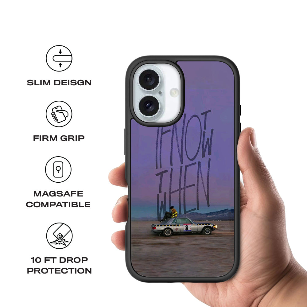 If Not Now 3D Skin with Shockguard Armour Magsafe Case for Apple iPhone 16 and 16 Plus