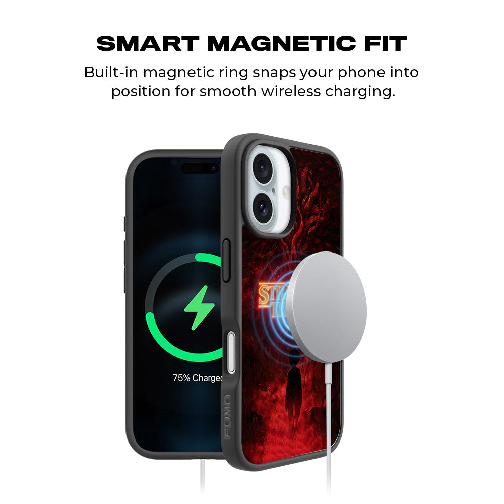Stranger Things 3D Skin with Shockguard Armour Magsafe Case for Apple iPhone 16
