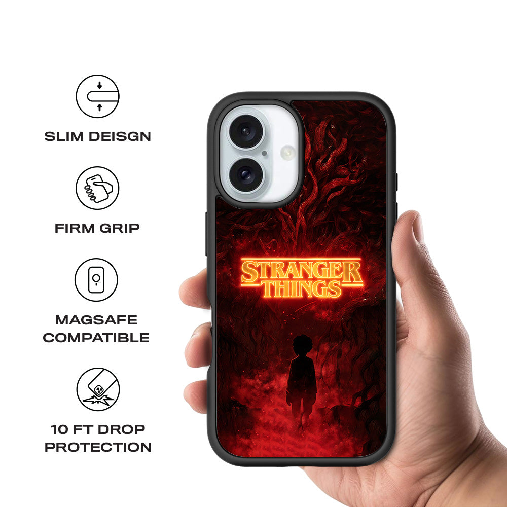 Stranger Things 3D Skin with Shockguard Armour Magsafe Case for Apple iPhone 16