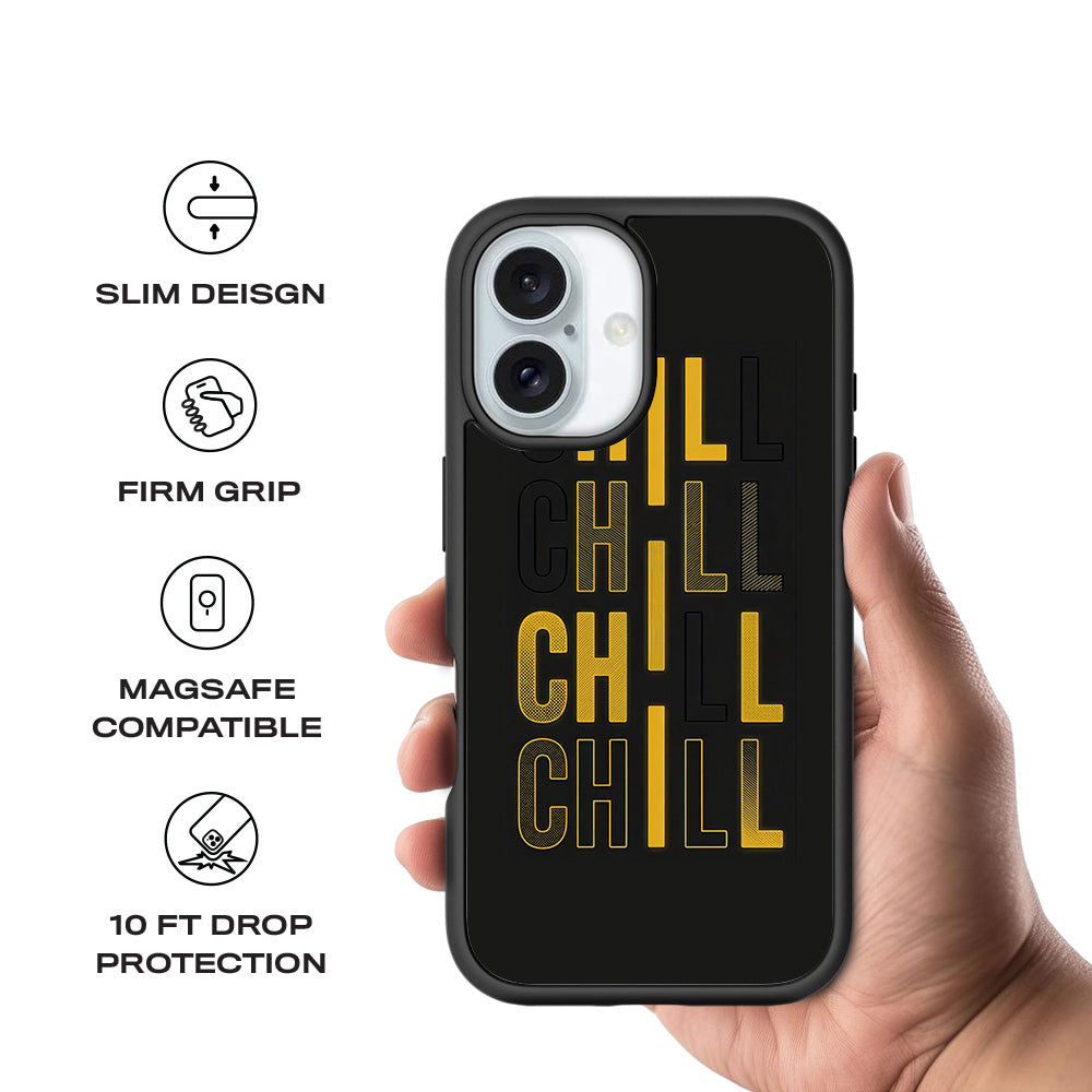 Chill Mode On 3D Skin with Shockguard Armour Magsafe Case for Apple iPhone 16 Plus