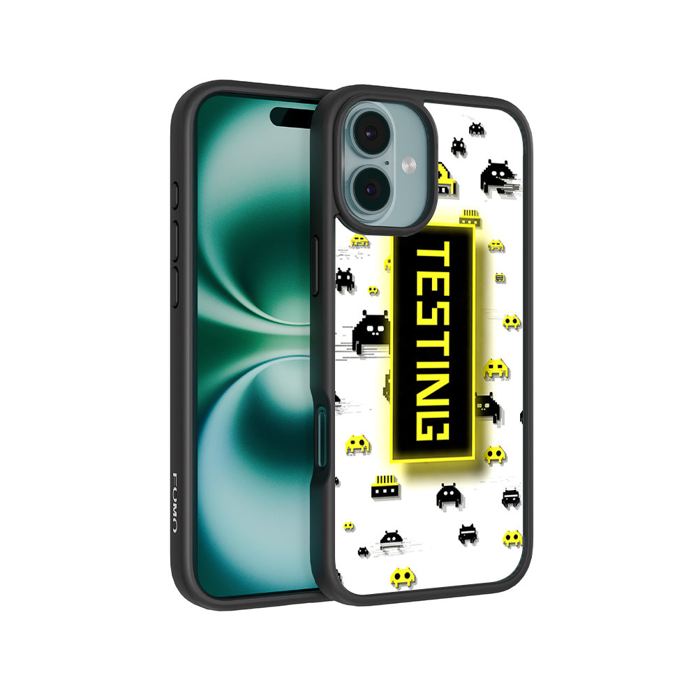 Testing Under Attack 3D Skin with Shockguard Armour Magsafe Case for Apple iPhone 16
