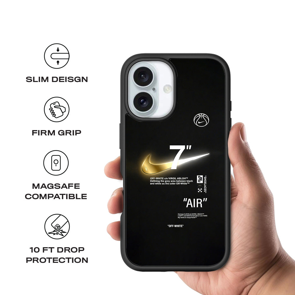 Off-White Sneakerhead 3D Skin with Shockguard Armour Magsafe Case for Apple iPhone 16