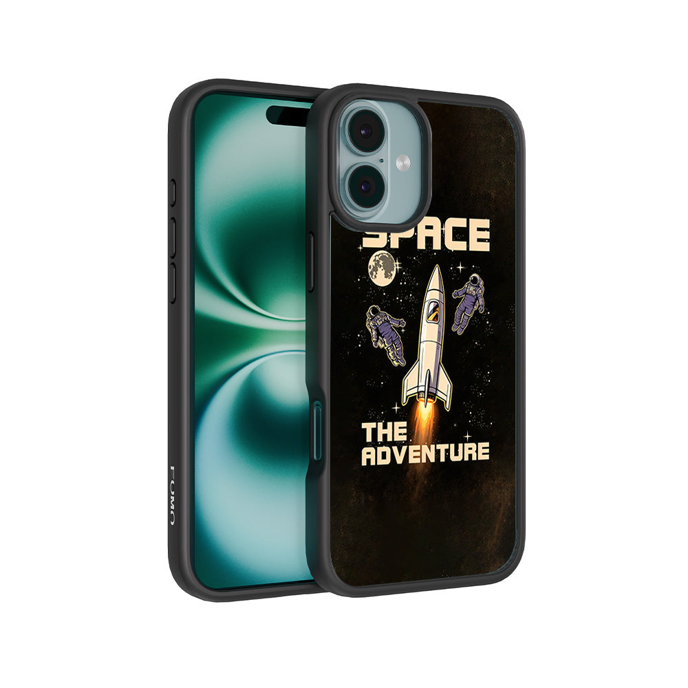 Space Adventure 3D Skin with Shockguard Armour Magsafe Case for Apple iPhone 16 Plus