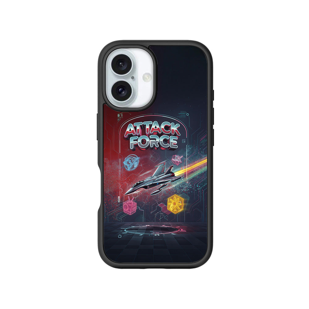 Attack Force 3D Skin with Shockguard Armour Magsafe Case for Apple iPhone 16