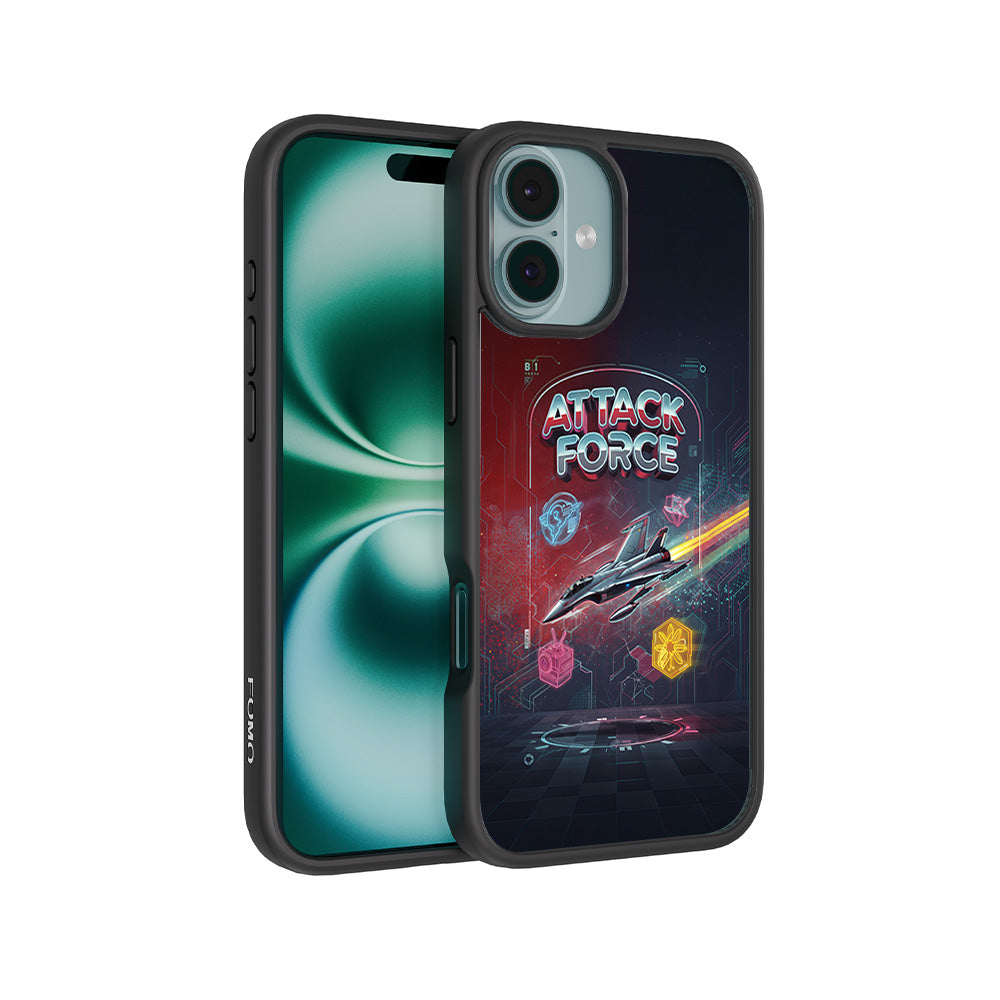 Attack Force 3D Skin with Shockguard Armour Magsafe Case for Apple iPhone 16