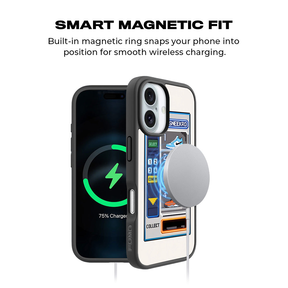 Sneaker Collecting Game 3D Skin with Shockguard Armour Magsafe Case for Apple iPhone 16