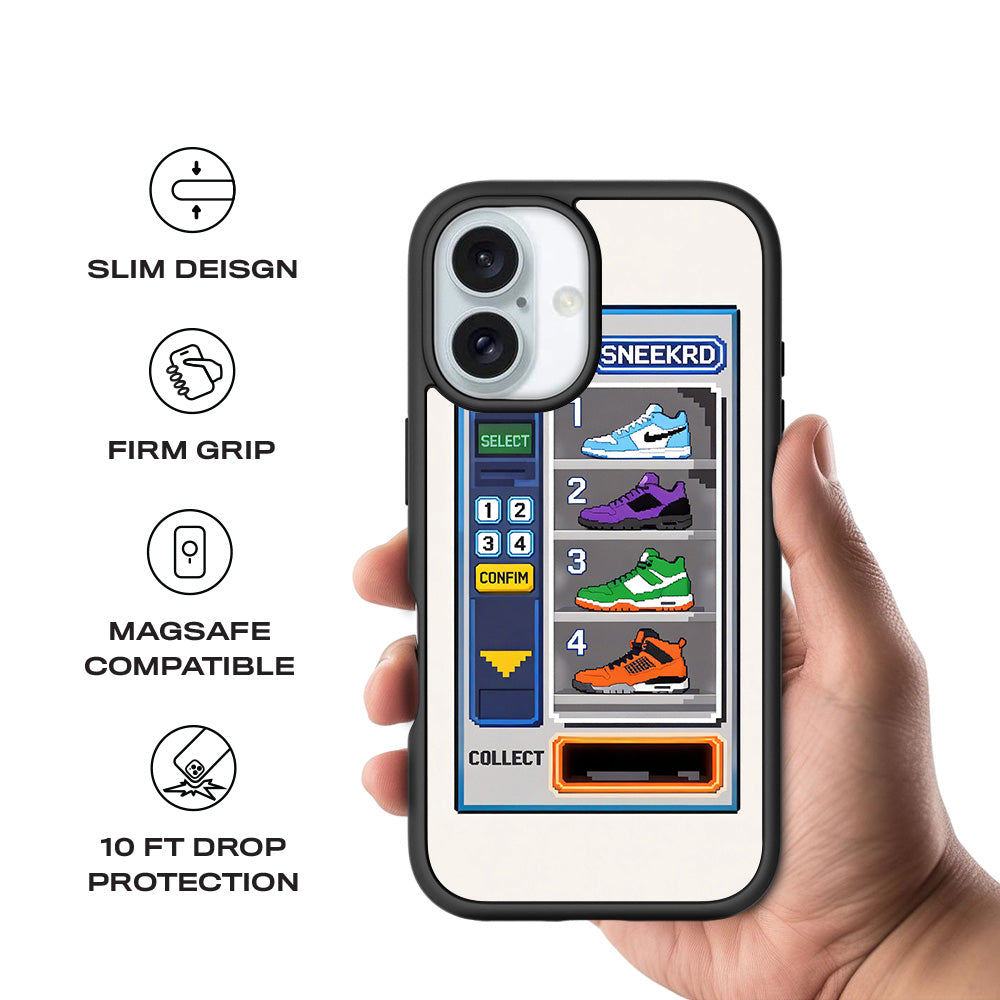 Sneaker Collecting Game 3D Skin with Shockguard Armour Magsafe Case for Apple iPhone 16