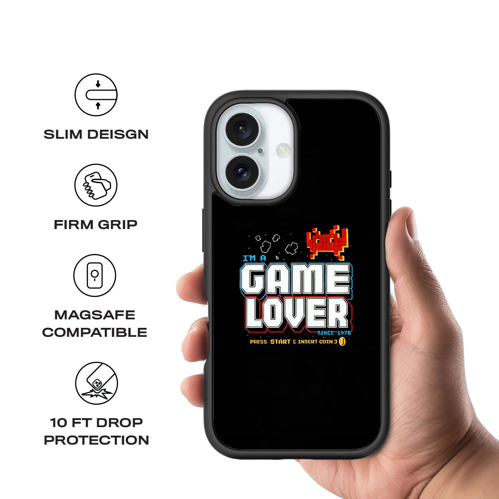 Game Lover 3D Skin with Shockguard Armour Magsafe Case for Apple iPhone 16 Plus