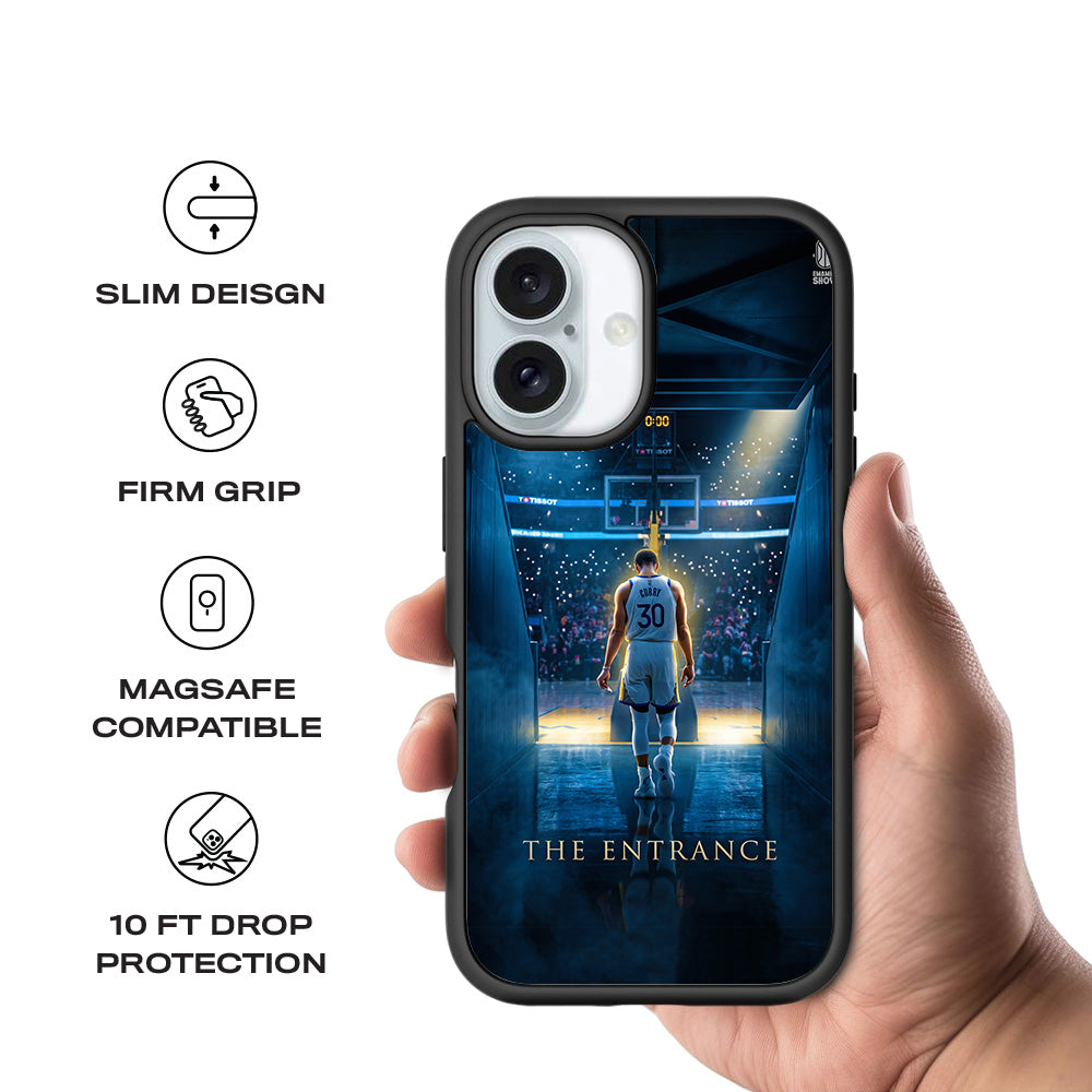 Stephen Curry The Entrance Sports 3D Skin with Shockguard Armour Magsafe Case for Apple iPhone 16 Plus