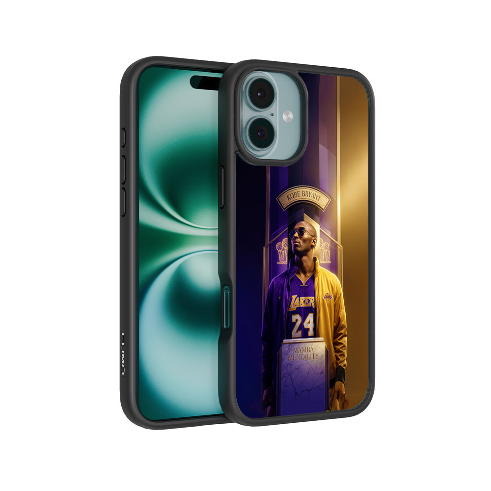 Kobe Bryant Mamba Mentality Sports 3D Skin with Shockguard Armour Magsafe Case for Apple iPhone 16