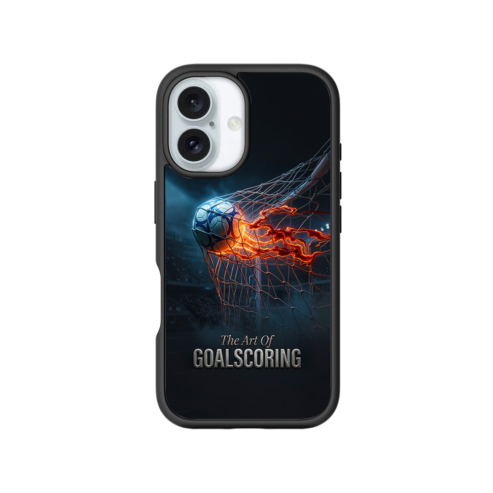 The Art of Goal Scoring Football Sports 3D Skin with Shockguard Armour Magsafe Case for Apple iPhone 16