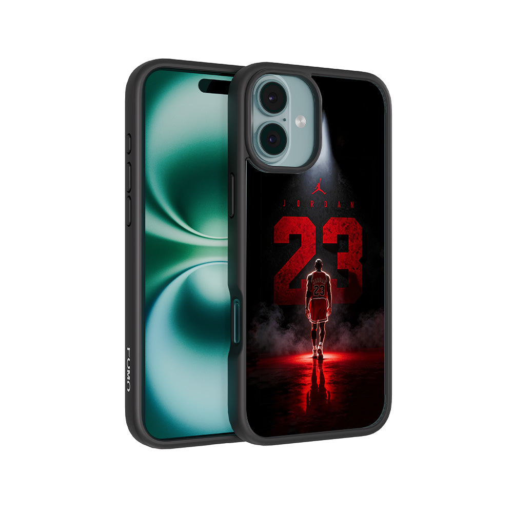 Michael Jordan Legacy Sports 3D Skin with Shockguard Armour Magsafe Case for Apple iPhone 16 Plus