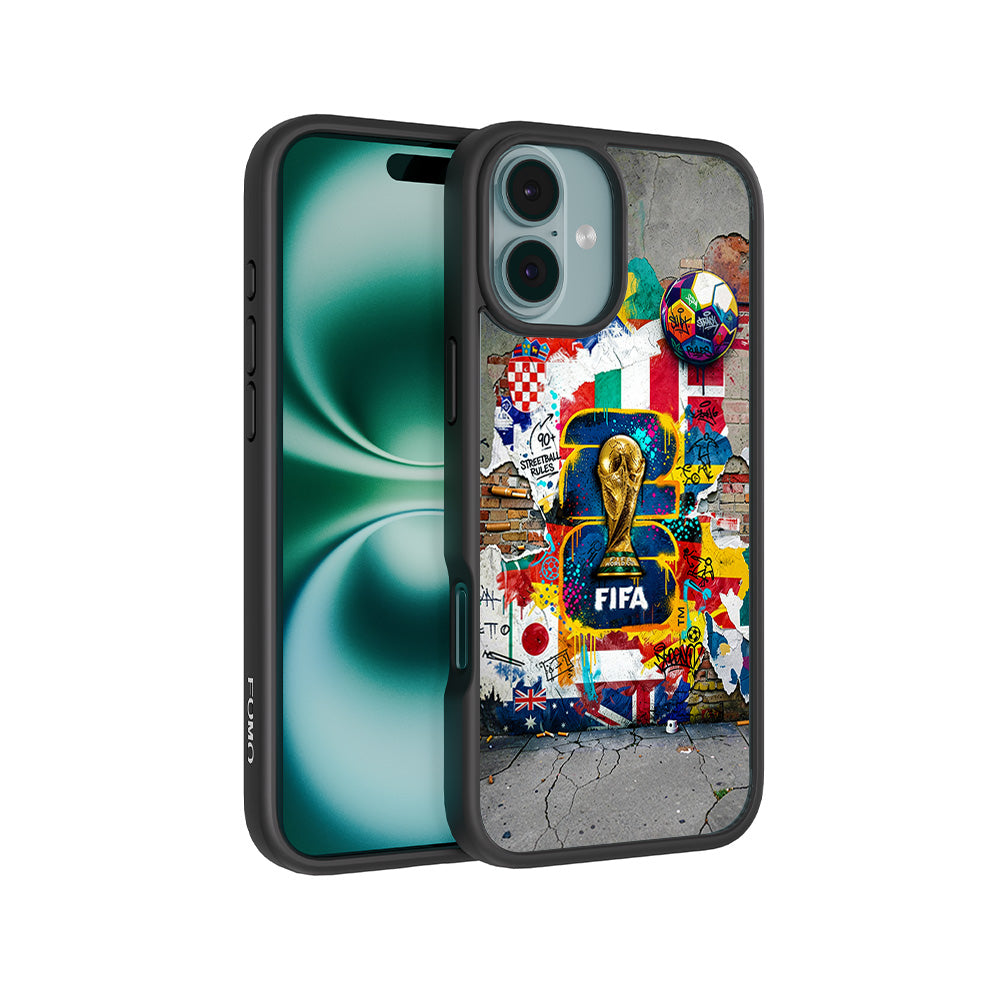 FIFA World Cup Streetstyle Sports 3D Skin with Shockguard Armour Magsafe Case for Apple iPhone 16 Plus