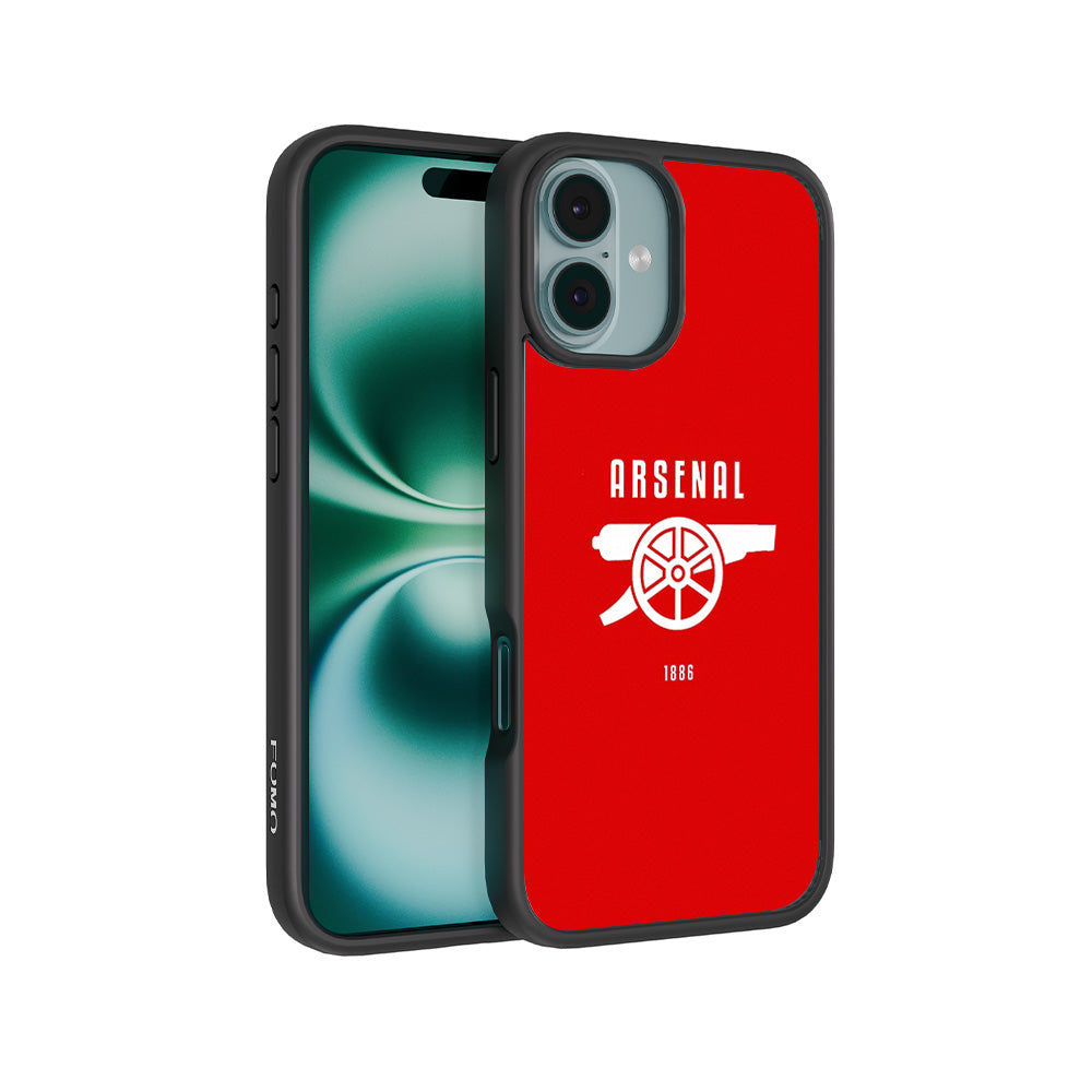 Arsenal Cannon Sports 3D Skin with Shockguard Armour Magsafe Case for Apple iPhone 16