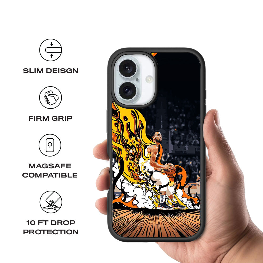 Crimson Victory Ronaldo 3D Skin with Shockguard Armour Magsafe Case for Apple iPhone 16 Plus