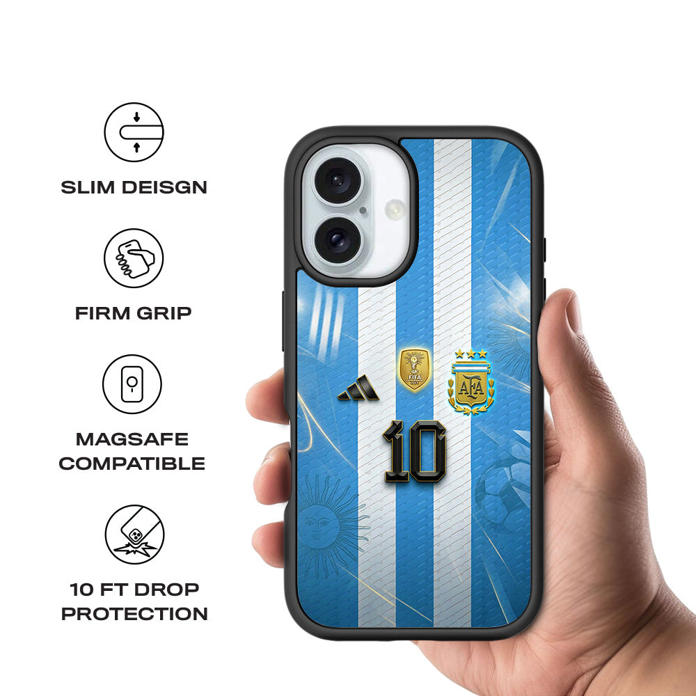AFA 10 Champion Sports 3D Skin with Shockguard Armour Magsafe Case for Apple iPhone 16 Plus
