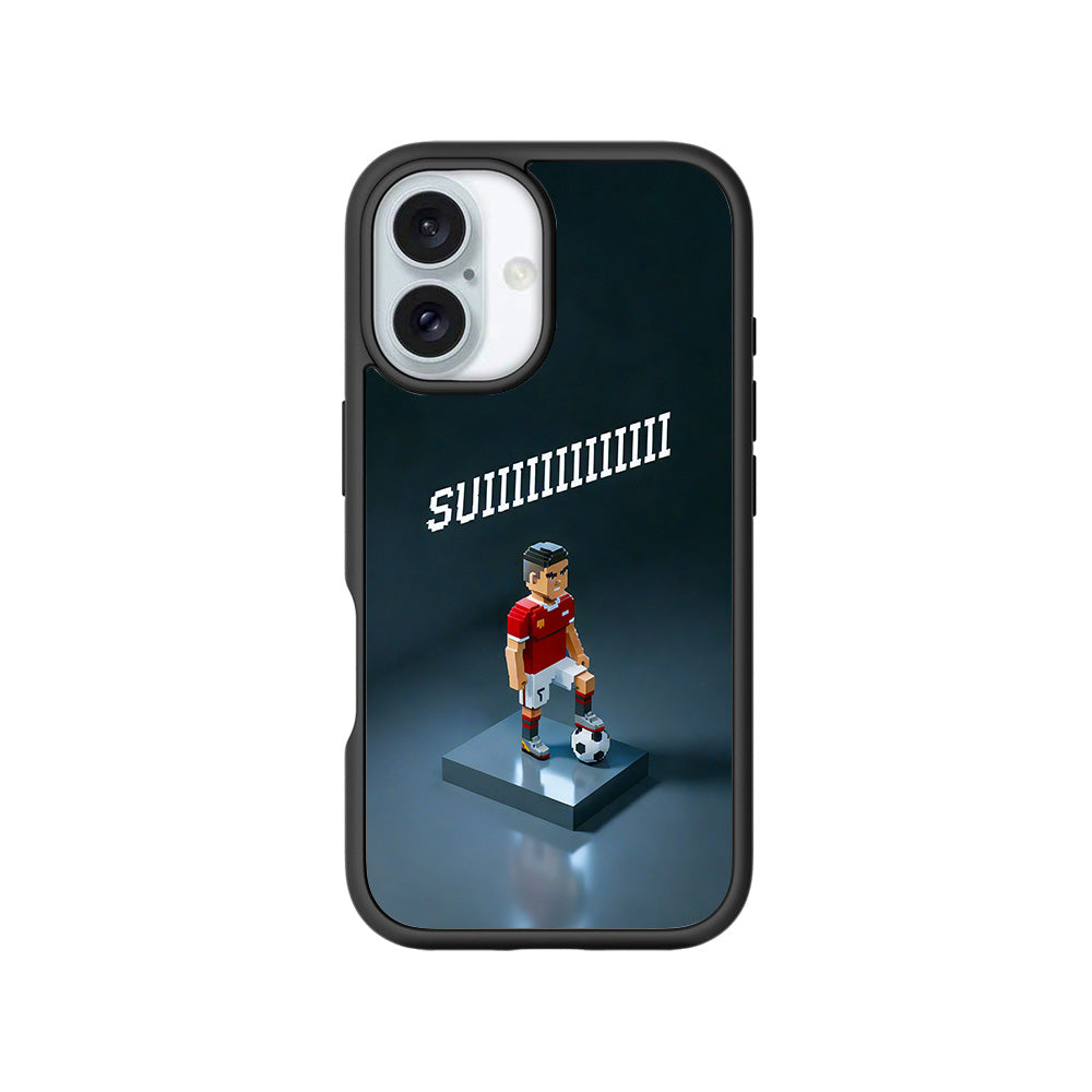 Legend Ronaldo 3D Skin with Shockguard Armour Magsafe Case for Apple iPhone 16