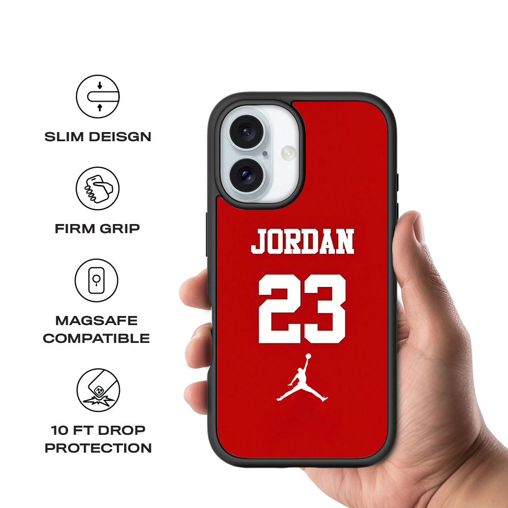Jordan 23 3D Skin with Shockguard Armour Magsafe Case for Apple iPhone 16