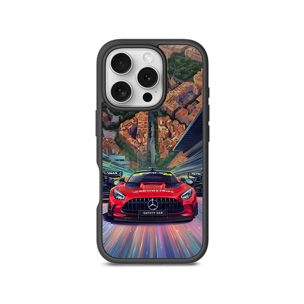 2023 Spanish Grand Prix 3D Skin with Shockguard Armour Magsafe Case for Apple iPhone 16 Pro