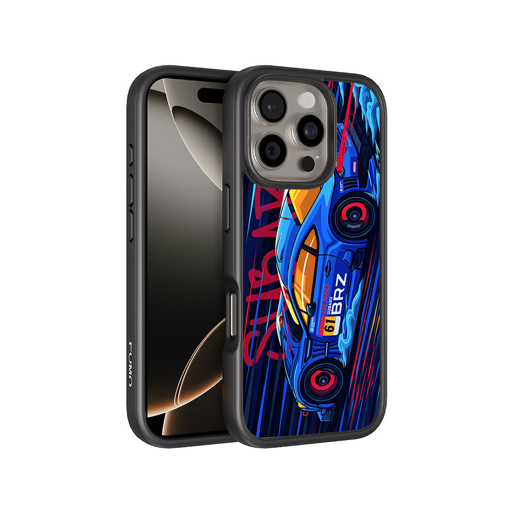 Subaru BRZ 3D Skin with Shockguard Armour Magsafe Case for Apple iPhone 16 Pro