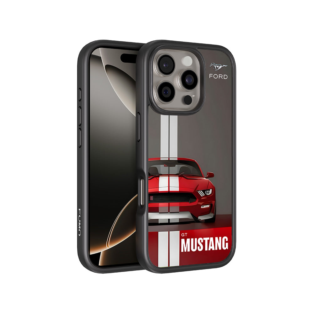 Ford GT Mustang 3D Skin with Shockguard Armour Magsafe Case for Apple iPhone 16 Pro