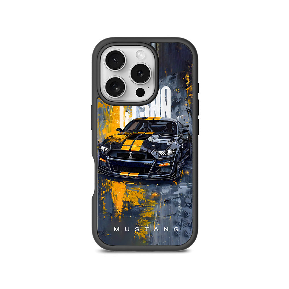 Ford Mustang GT500 3D Skin with Shockguard Armour Magsafe Case for Apple iPhone 16 Pro