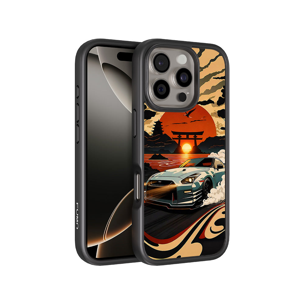 JDM Nissan GTR 3D Skin with Shockguard Armour Magsafe Case for Apple iPhone 16 Pro
