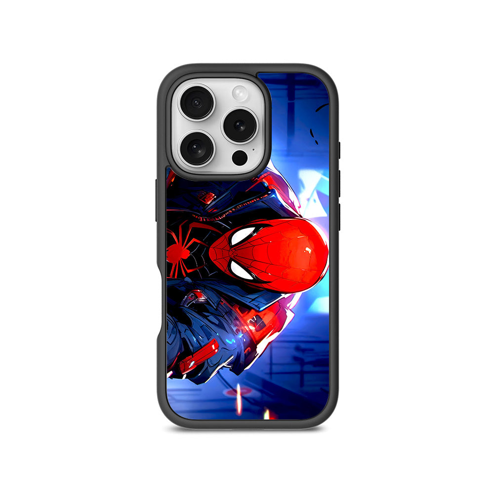 Spider-Man Reloaded 3D Skin with Shockguard Armour Magsafe Case for Apple iPhone 16 Pro