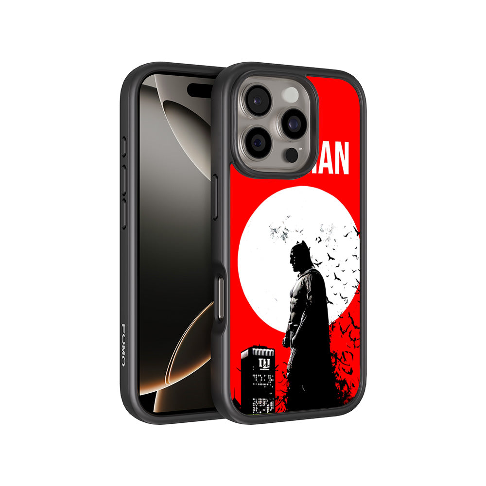 Batman Night Over Comics 3D Skin with Shockguard Armour Magsafe Case for Apple iPhone 16 Pro