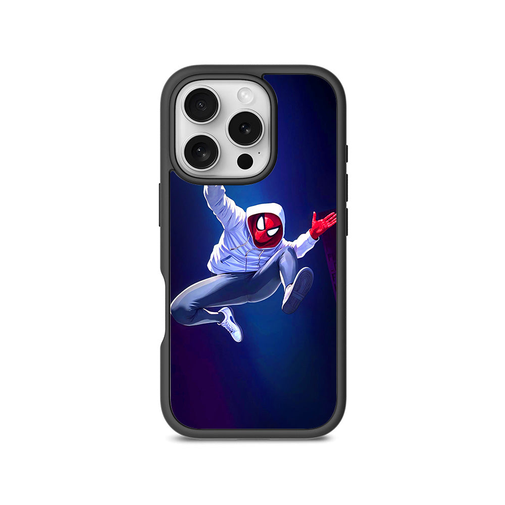 Web Hero Skyline Comics 3D Skin with Shockguard Armour Magsafe Case for Apple iPhone 16 Pro