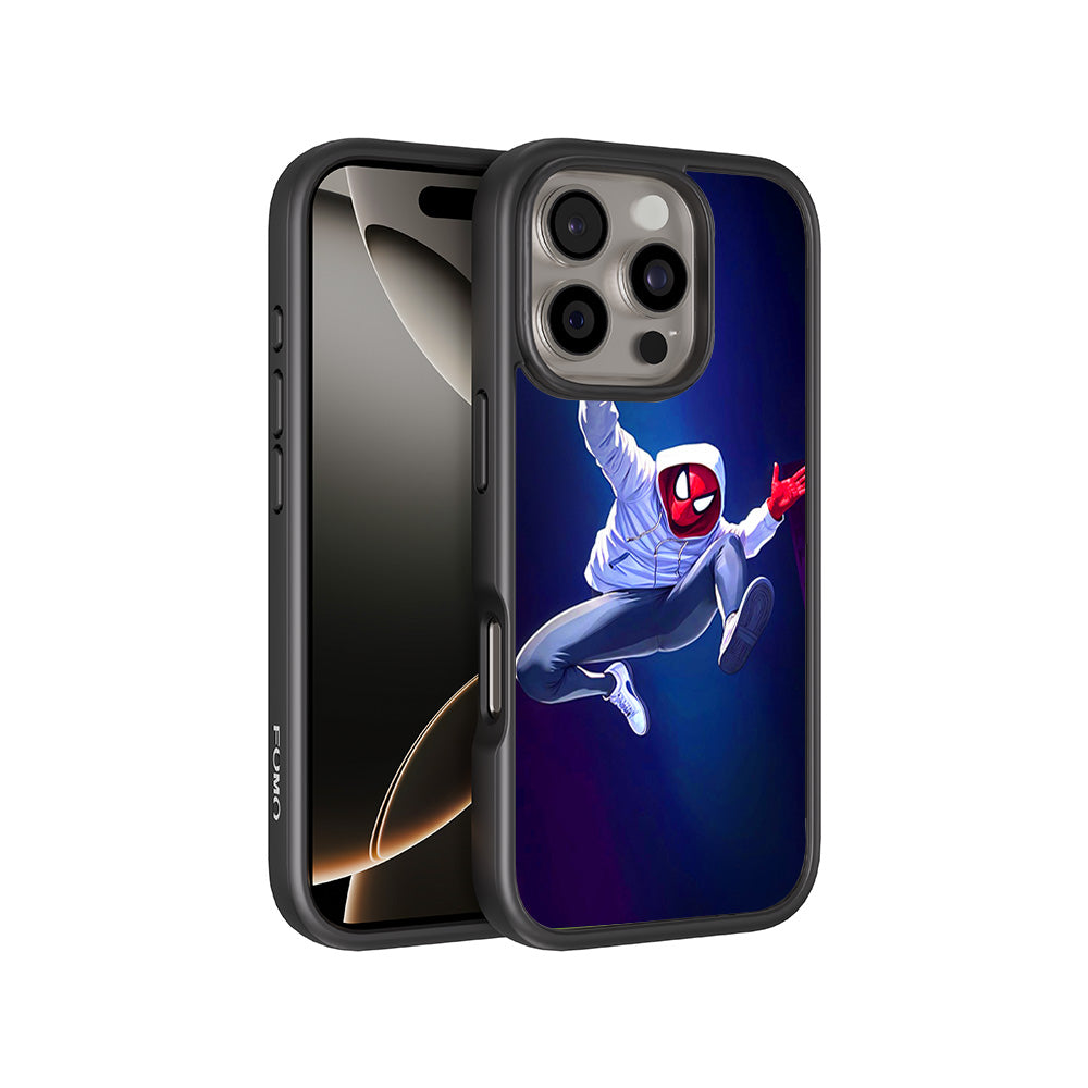 Web Hero Skyline Comics 3D Skin with Shockguard Armour Magsafe Case for Apple iPhone 16 Pro