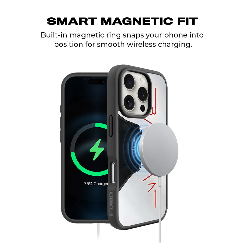 Midnight and 15 Plustector 3D Skin with Shockguard Armour Magsafe Case for Apple iPhone 16 Pro