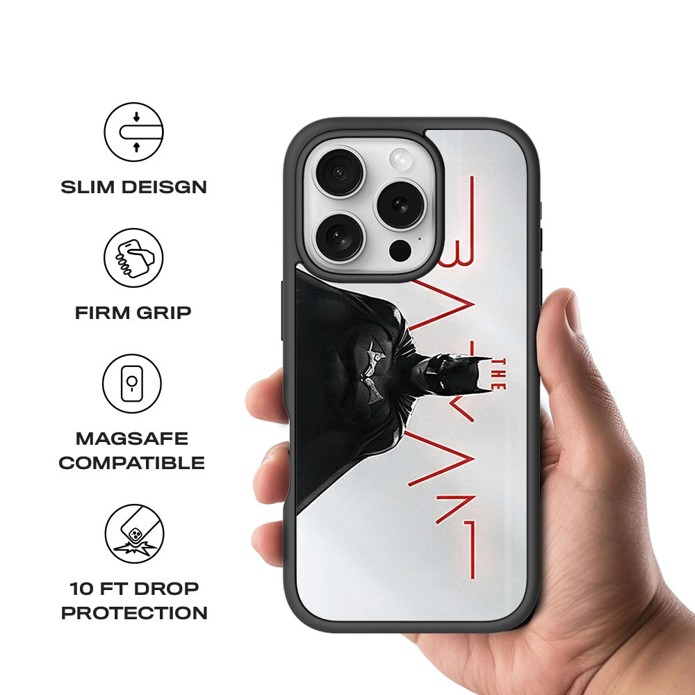 Midnight and 15 Plustector 3D Skin with Shockguard Armour Magsafe Case for Apple iPhone 16 Pro
