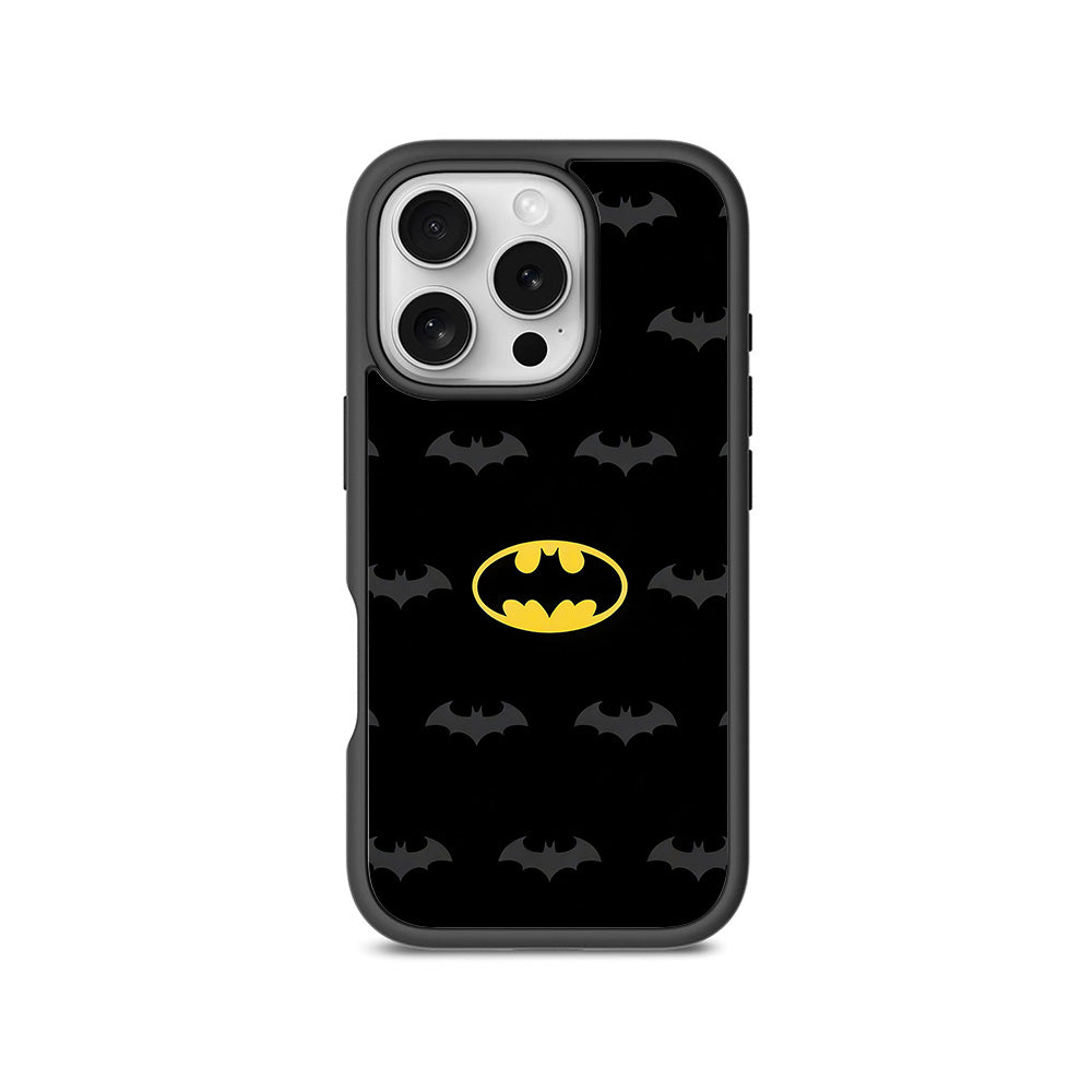 Batman Logo 3D Skin with Shockguard Armour Magsafe Case for Apple iPhone 16 Pro Max