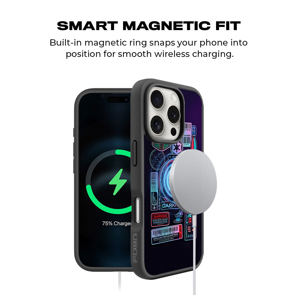 Star Wars Rise of the Darkness 3D Skin with Shockguard Armour Magsafe Case for Apple iPhone 16 Pro