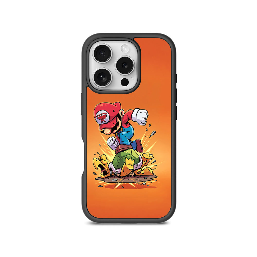 Super Mario Smash 3D Skin with Shockguard Armour Magsafe Case for Apple iPhone 16 Pro Max