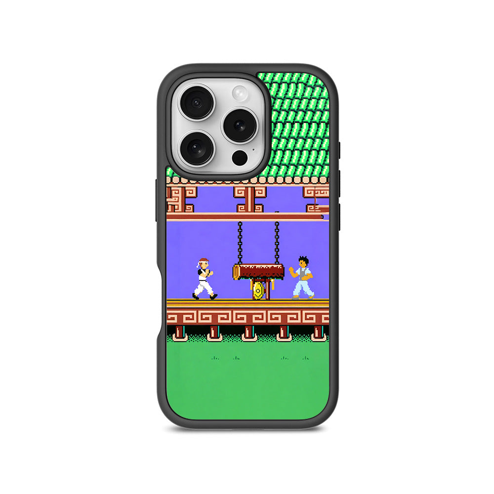 Kung Fu Clash 3D Skin with Shockguard Armour Magsafe Case for Apple iPhone 16 Pro