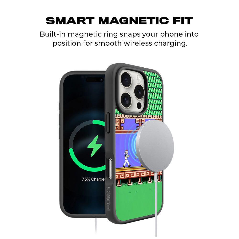 Kung Fu Clash 3D Skin with Shockguard Armour Magsafe Case for Apple iPhone 16 Pro