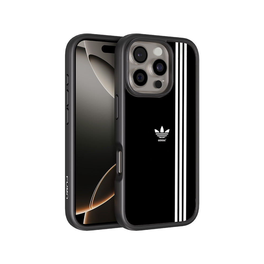 Adidas Logo 3D Skin with Shockguard Armour Magsafe Case for Apple iPhone 16 Pro