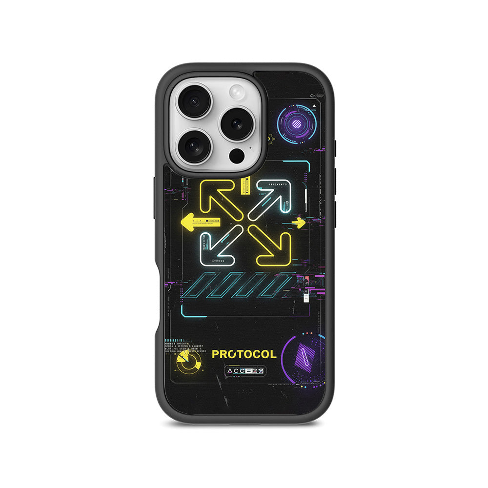 System and 15 Plustocol 3D Skin with Shockguard Armour Magsafe Case for Apple iPhone 16 Pro