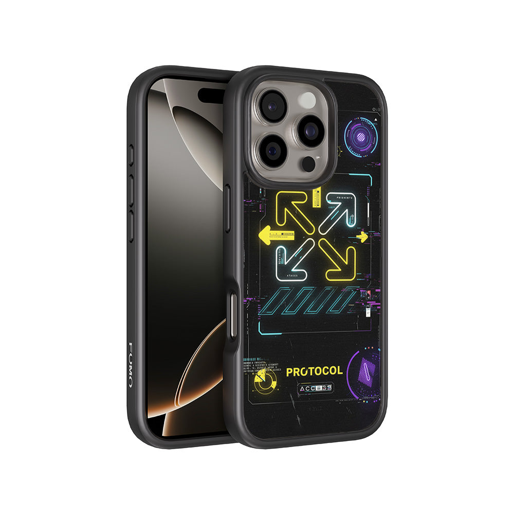 System and 15 Plustocol 3D Skin with Shockguard Armour Magsafe Case for Apple iPhone 16 Pro