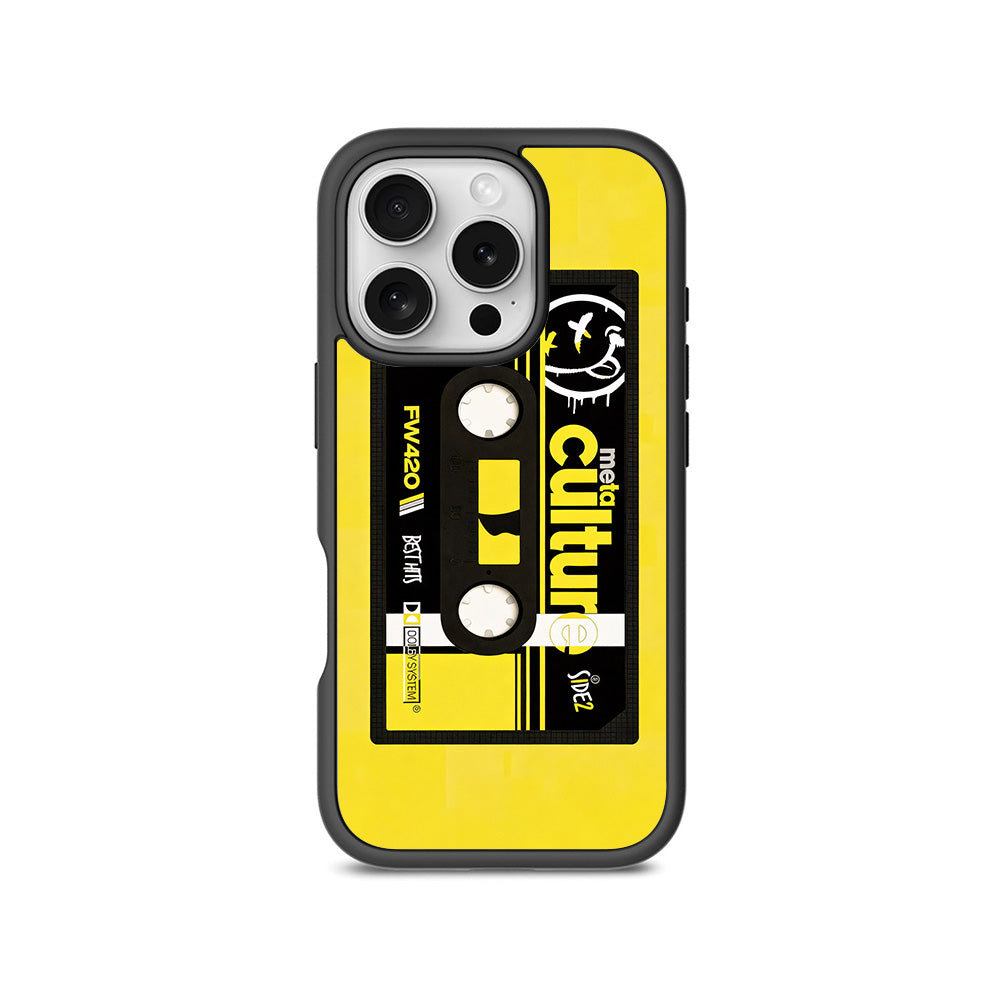 Meta Culture 3D Skin with Shockguard Armour Magsafe Case for Apple iPhone 16 Pro