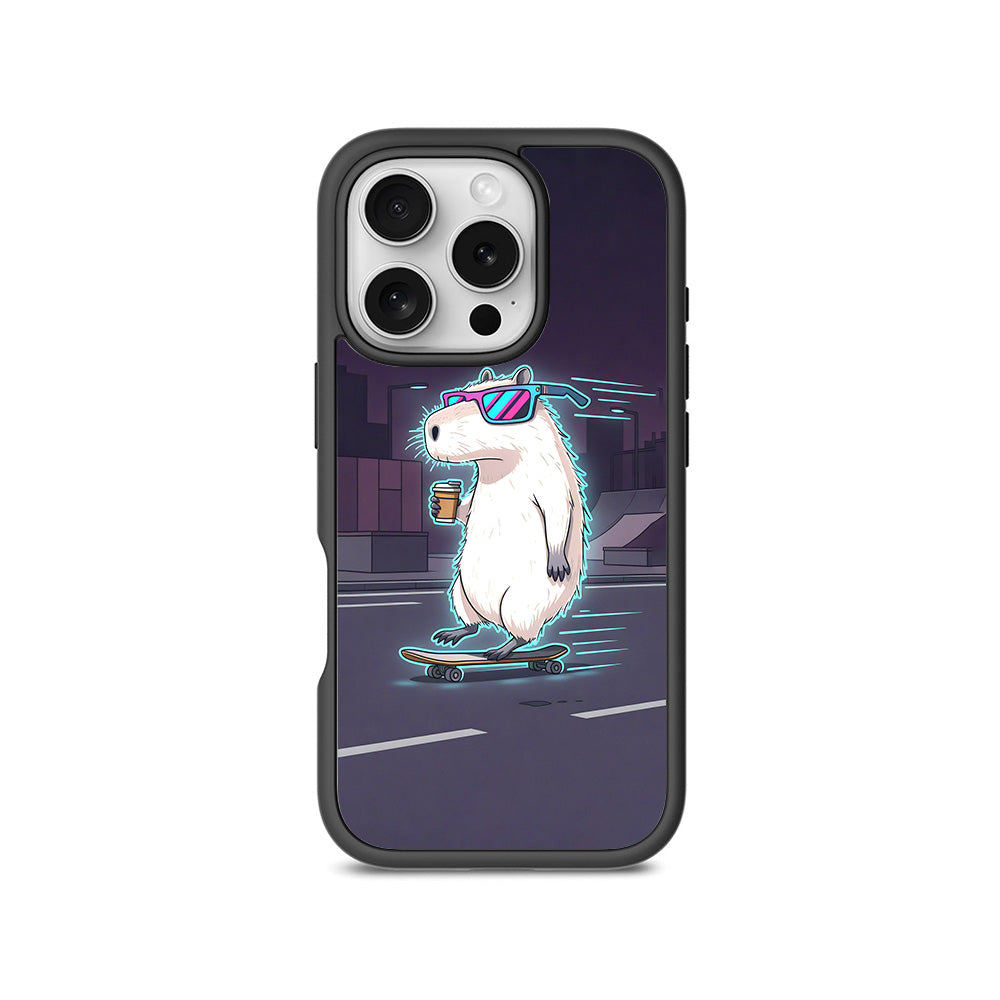 Skater Vibes 3D Skin with Shockguard Armour Magsafe Case for Apple iPhone 16 Pro
