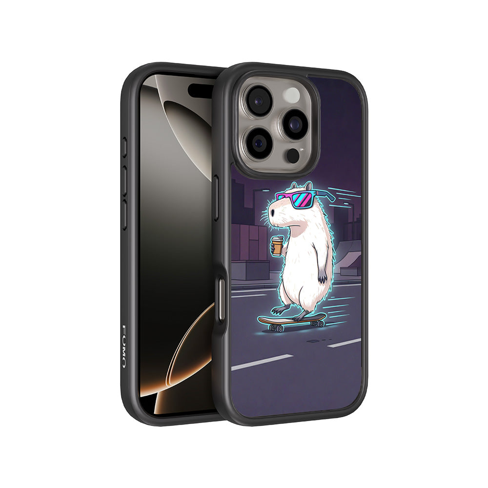 Skater Vibes 3D Skin with Shockguard Armour Magsafe Case for Apple iPhone 16 Pro