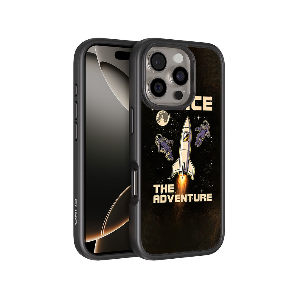 Space Adventure 3D Skin with Shockguard Armour Magsafe Case for Apple iPhone 16 Pro Max