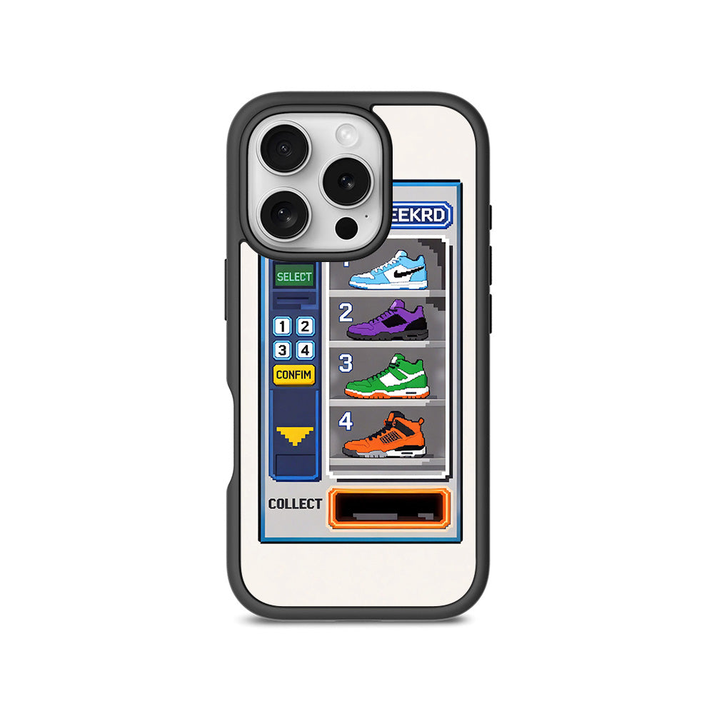 Sneaker Collecting Game 3D Skin with Shockguard Armour Magsafe Case for Apple iPhone 16 Pro