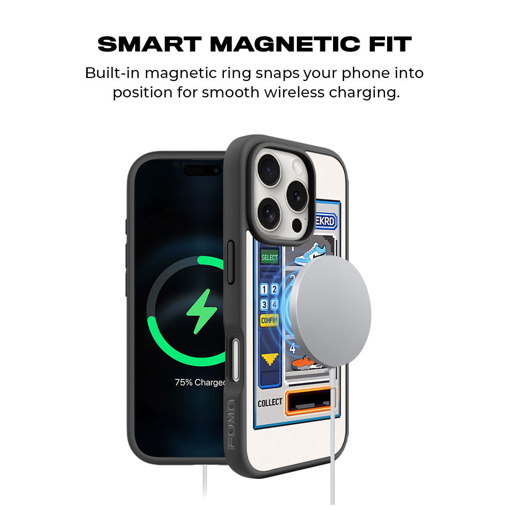Sneaker Collecting Game 3D Skin with Shockguard Armour Magsafe Case for Apple iPhone 16 Pro