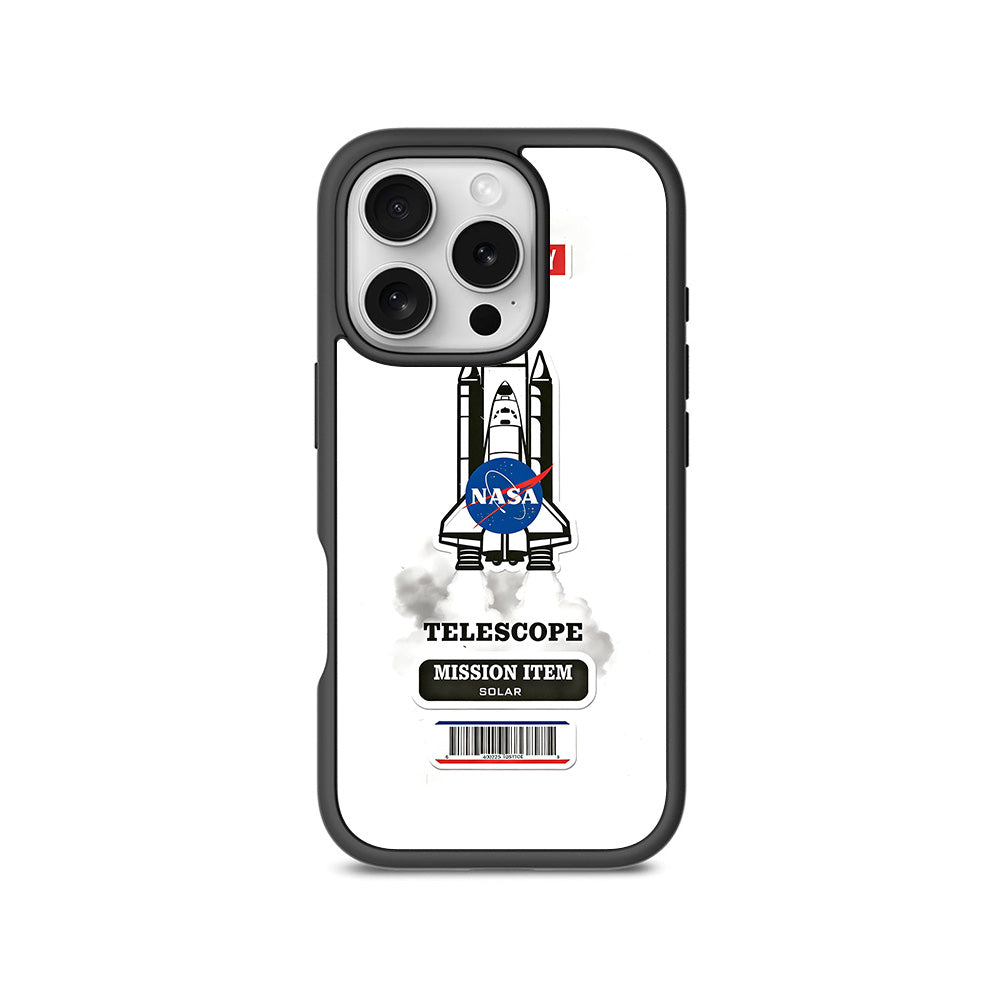 Space Mission NASA 3D Skin with Shockguard Armour Magsafe Case for Apple iPhone 16 Pro