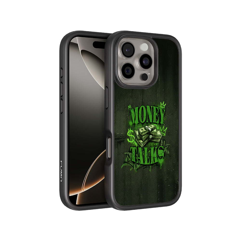 Money Talks 3D Skin with Shockguard Armour Magsafe Case for Apple iPhone 16 Pro