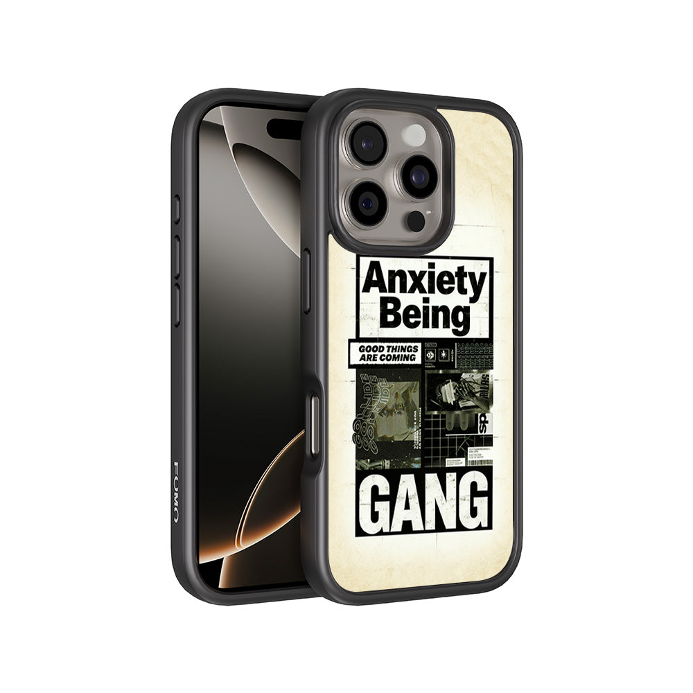 Anxiety Art 3D Skin with Shockguard Armour Magsafe Case for Apple iPhone 16 Pro